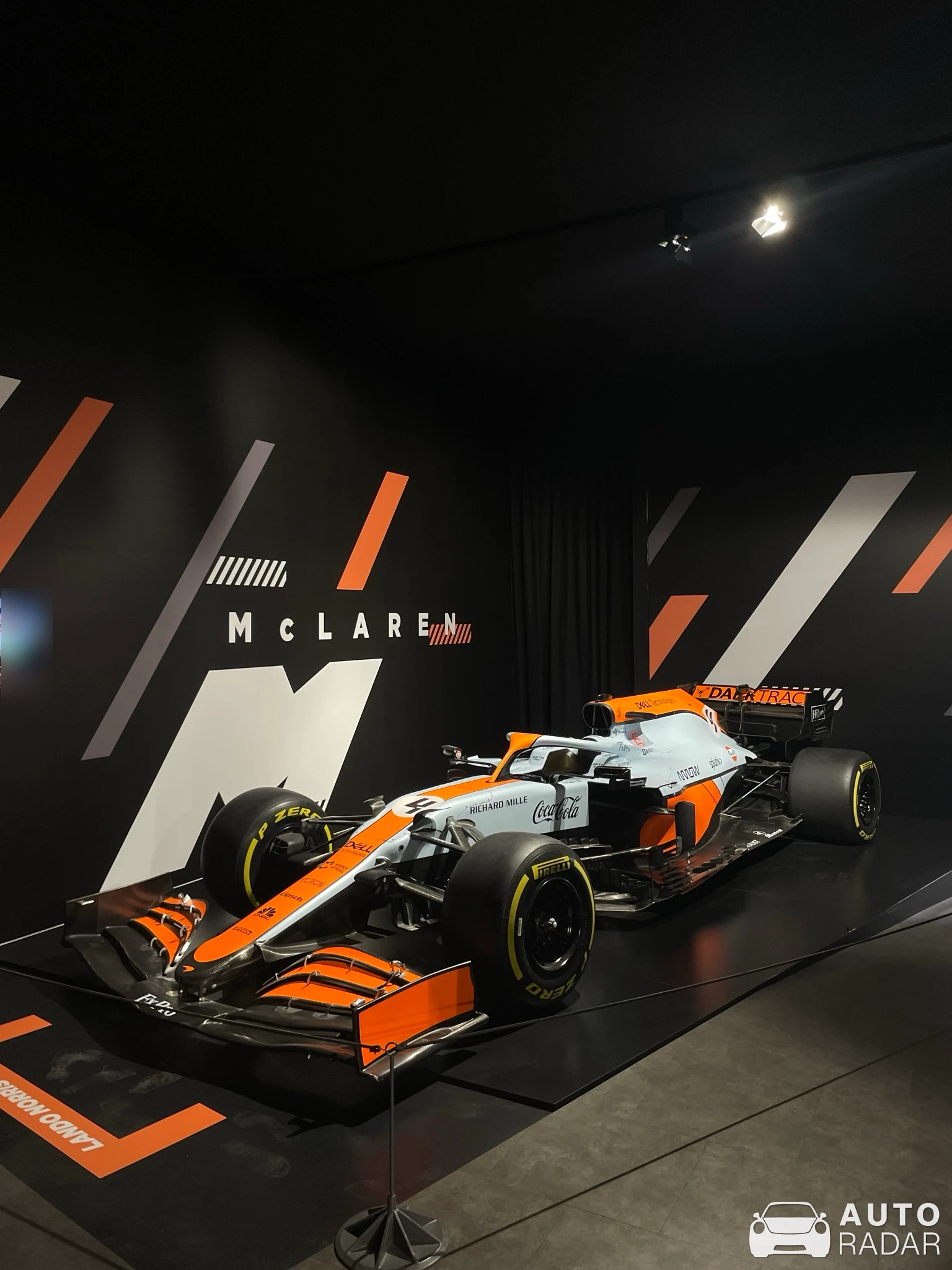 McLaren MCL35M spotted in Le Mans, France