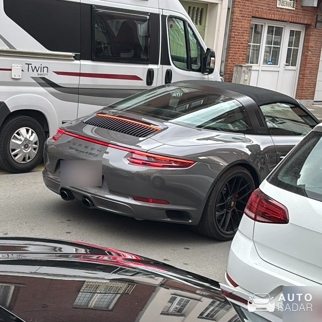 Porsche 911 Targa 4 GTS spotted in Kortrijk