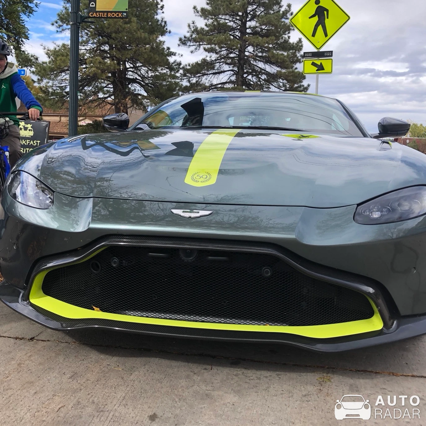 Aston Martin V8 Vantage AMR 59 Le Mans spotted in Castle Rock