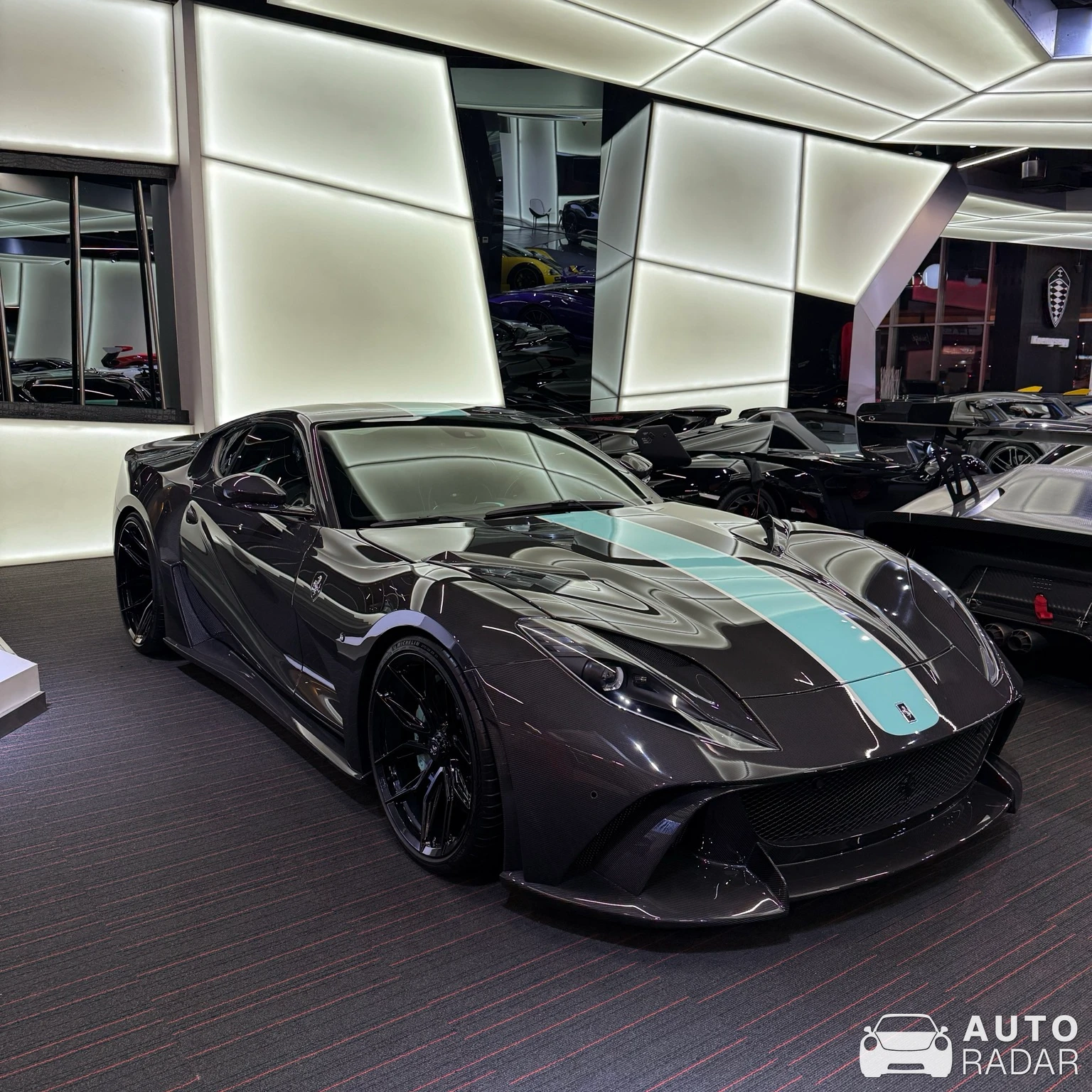 Ferrari 812 Superfast Novitec Rosso N-Largo spotted in Dubai, United Arab Emirates