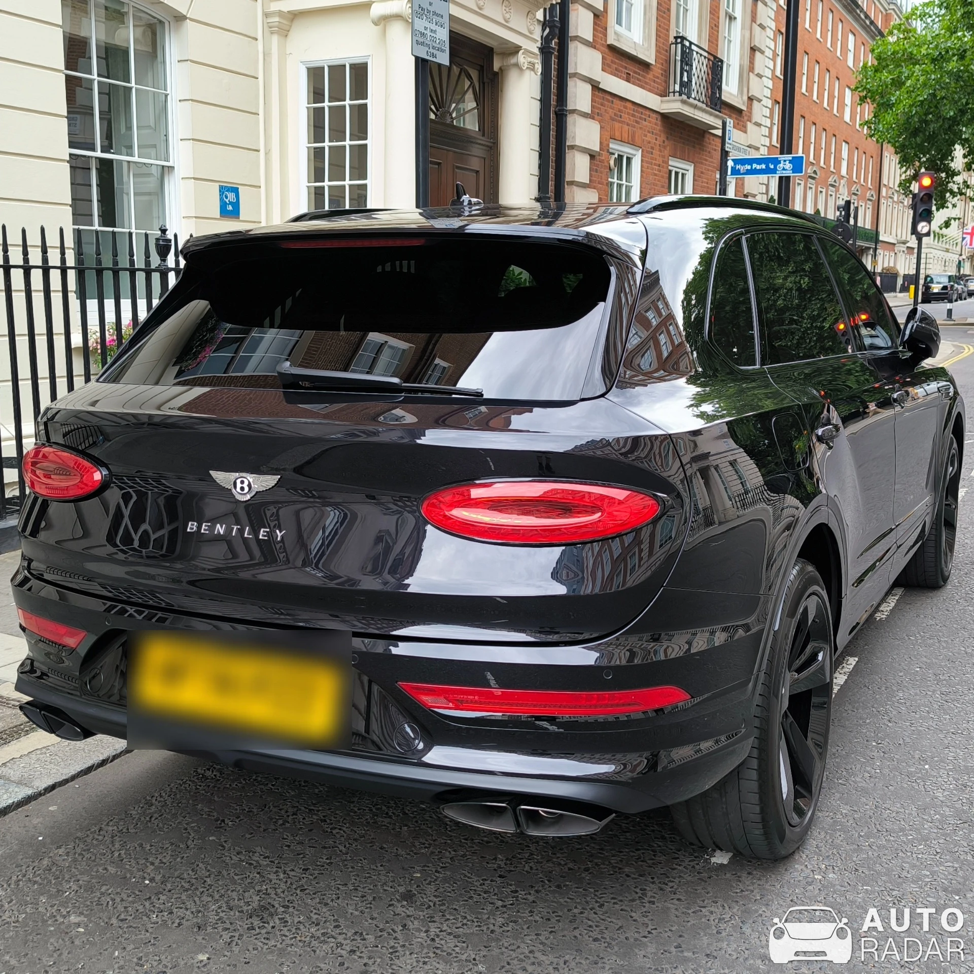 Bentley Bentayga Azure EWB spotted in London, United Kingdom