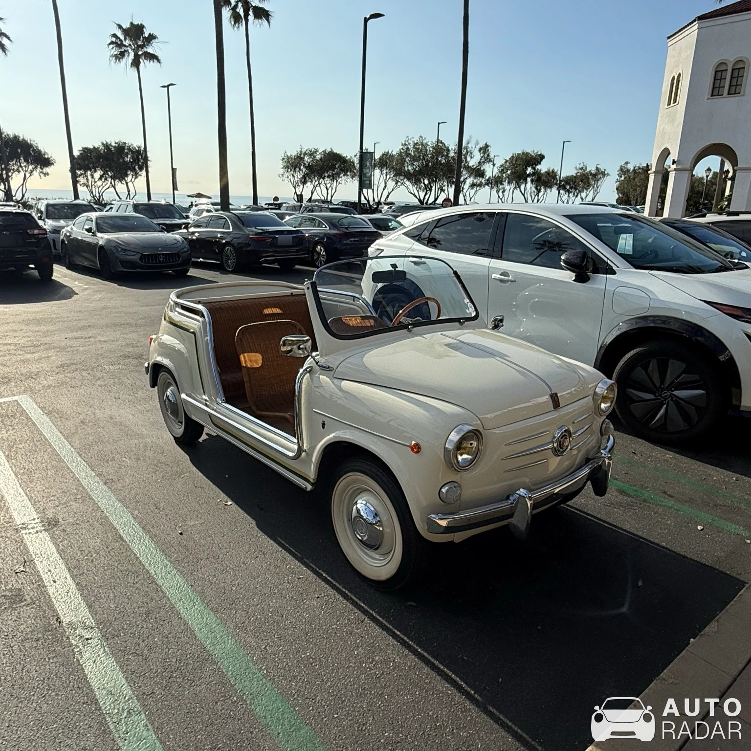 Fiat 600 Jolly spotted in Newport Beach