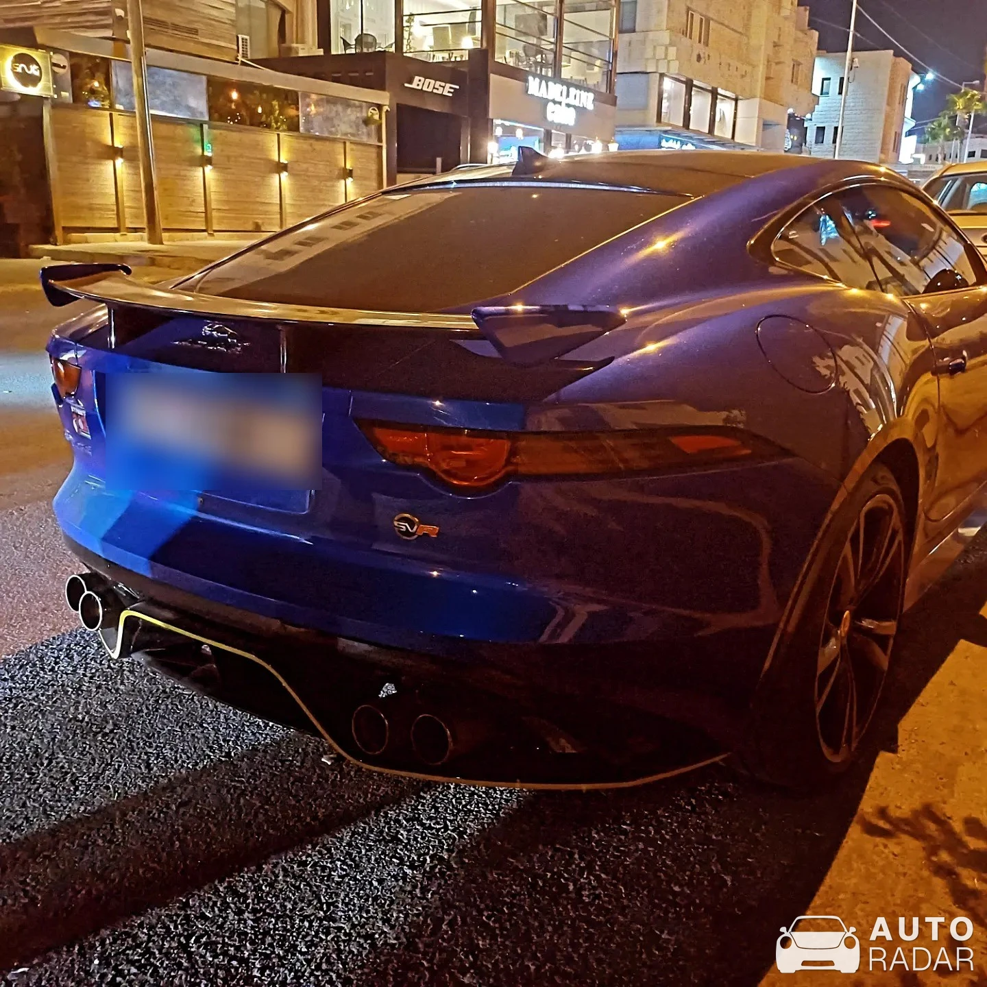 Jaguar Arden F-TYPE SVR Coupé spotted in Amman, Jordan
