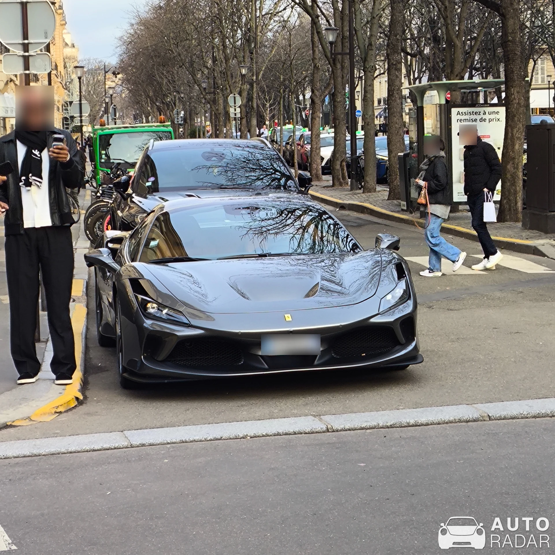 Ferrari F8 Tributo spotted in Paris, France
