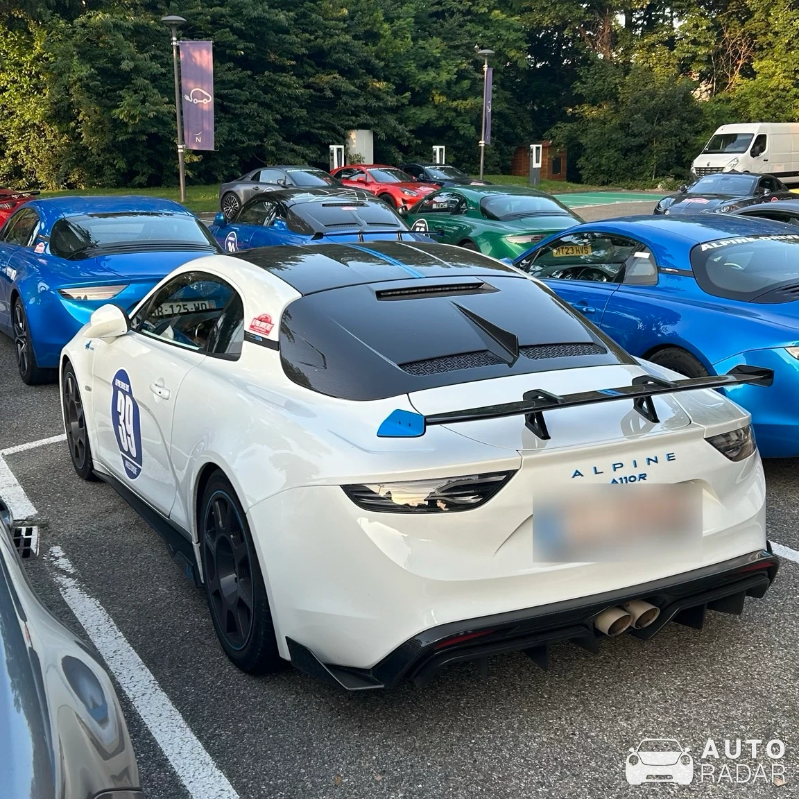 Alpine A110 R Le Mans spotted in Valence, France