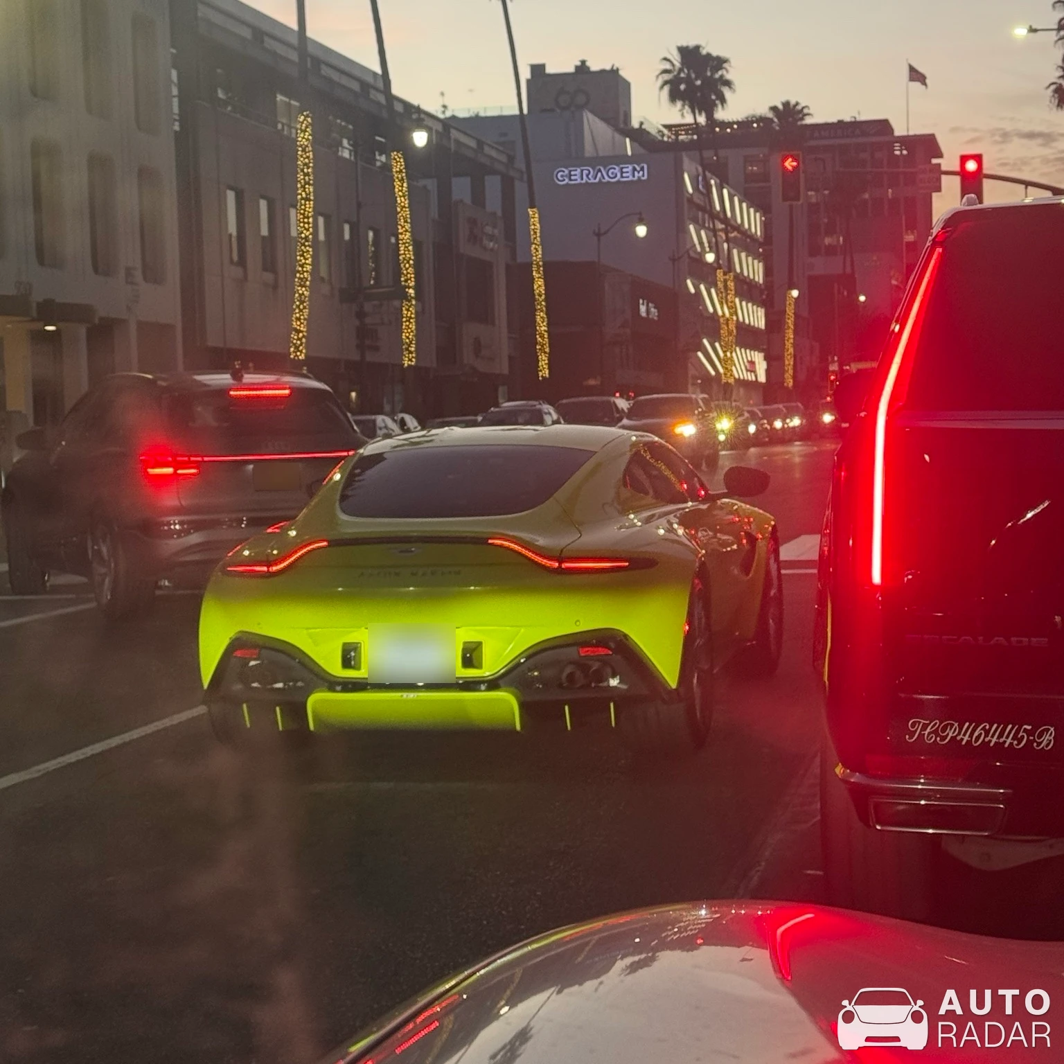Aston Martin V8 Vantage spotted in Beverly Hills, United States