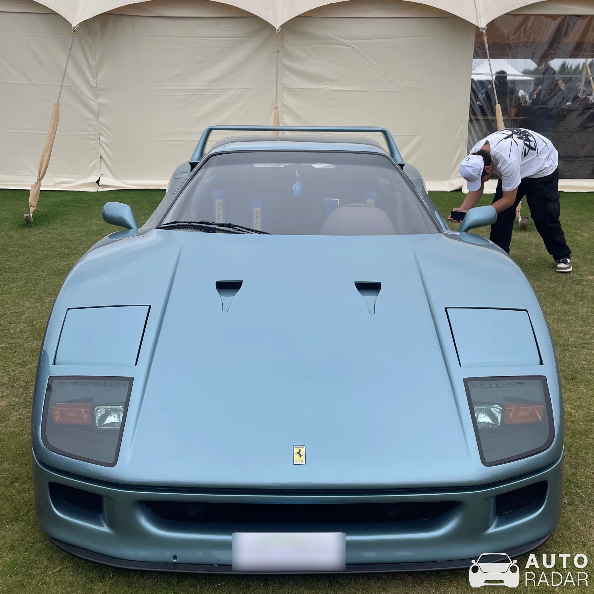 Ferrari F40 spotted in Oxfordshire, United Kingdom