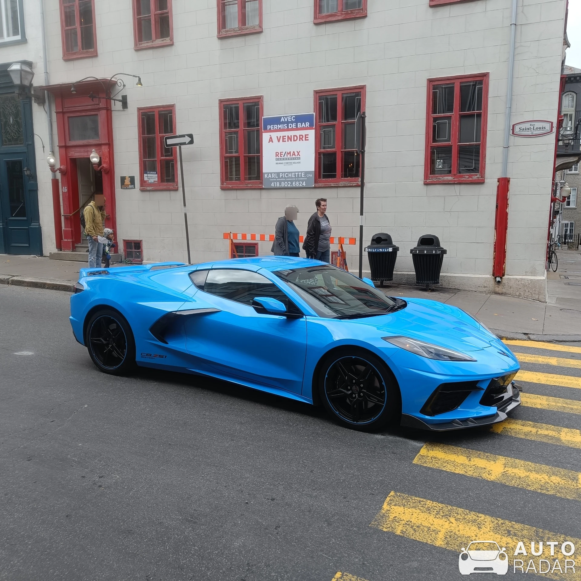 Chevrolet Corvette C8 spotted in Québec City, Canada