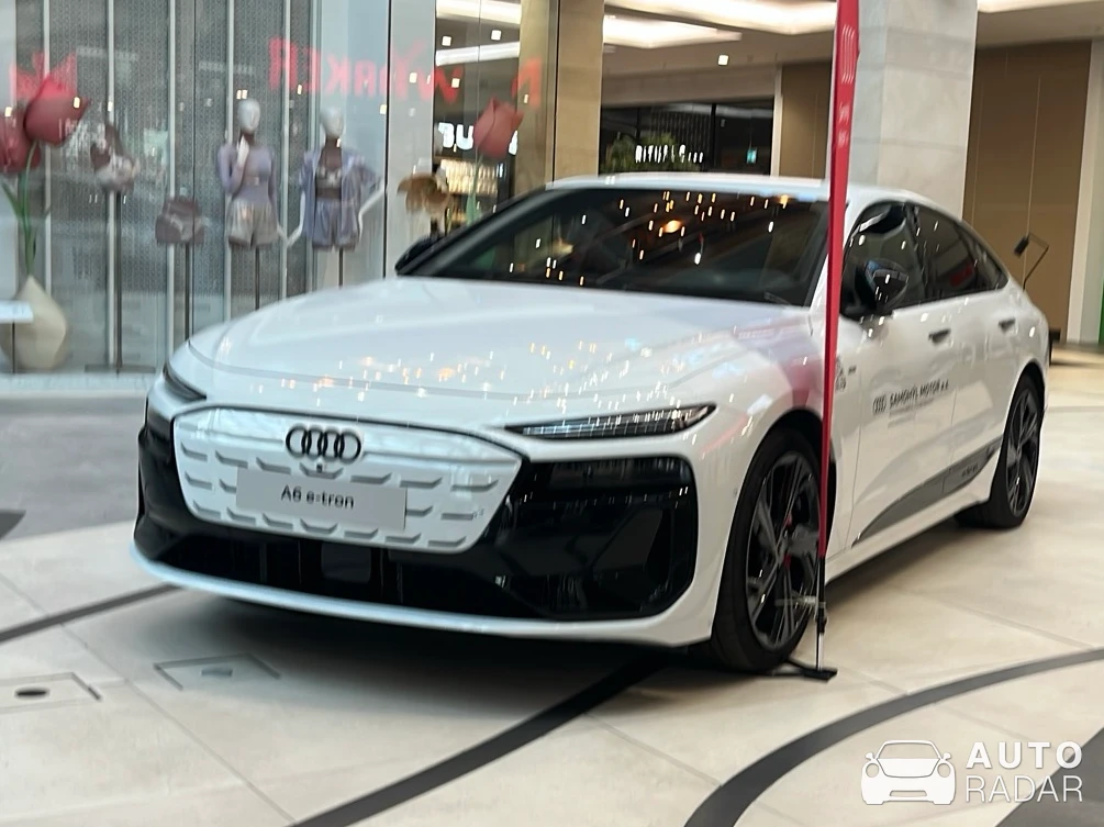 Audi A6 E-Tron spotted