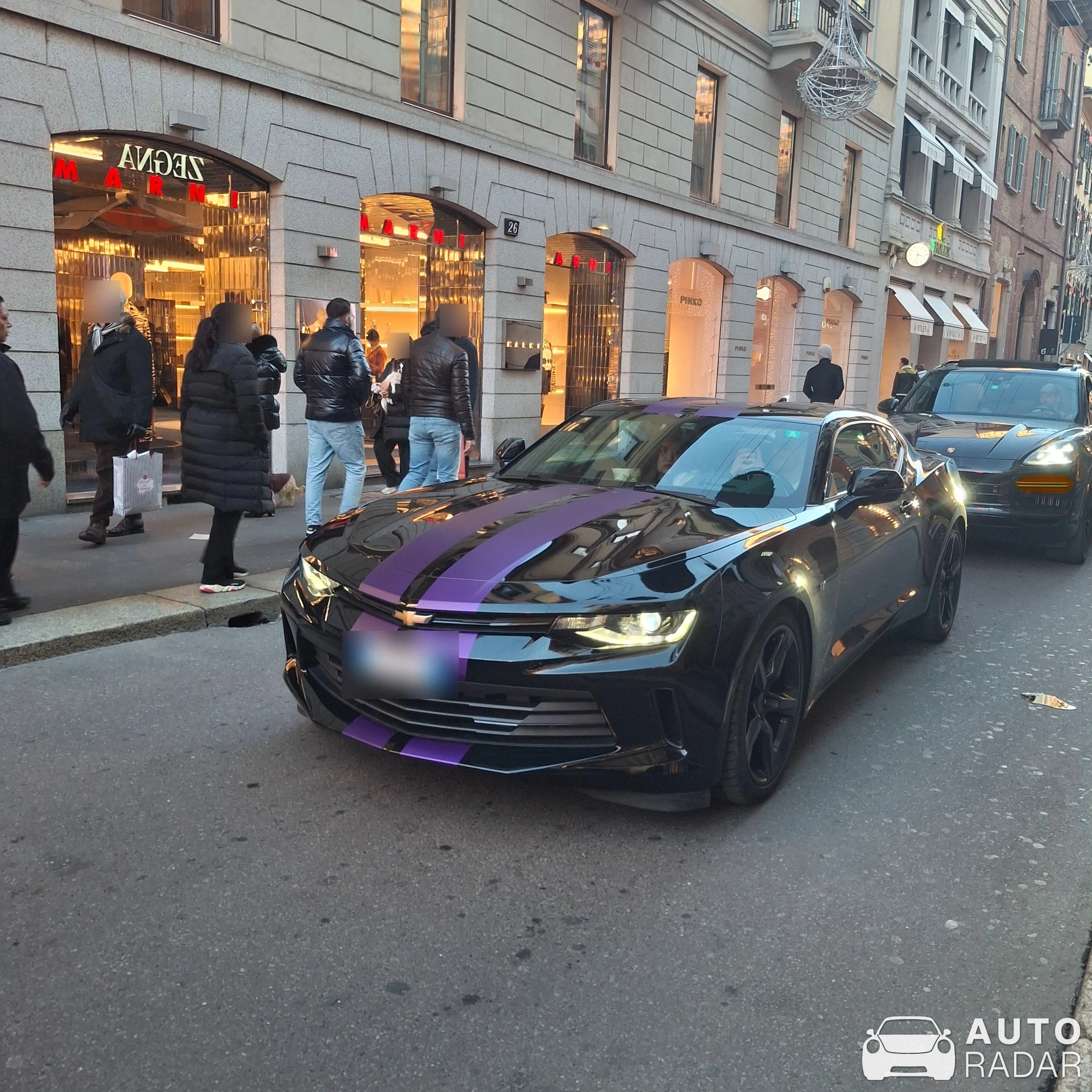 Chevrolet Camaro SS spotted in Milano, Italy