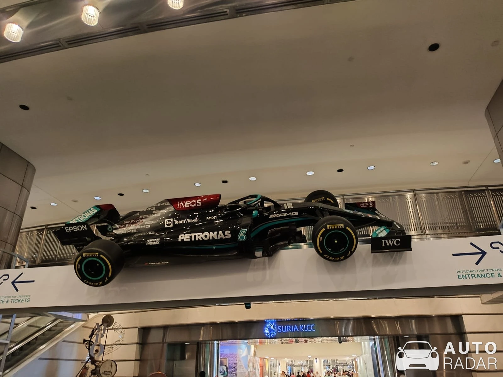 Mercedes-AMG F1 W12 E Performance spotted in Kuala Lumpur