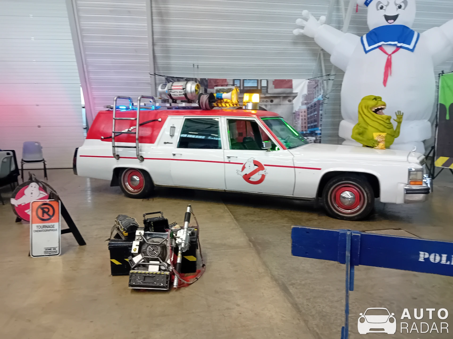 Cadillac Miller Meteor Ecto-1 spotted in Chagny