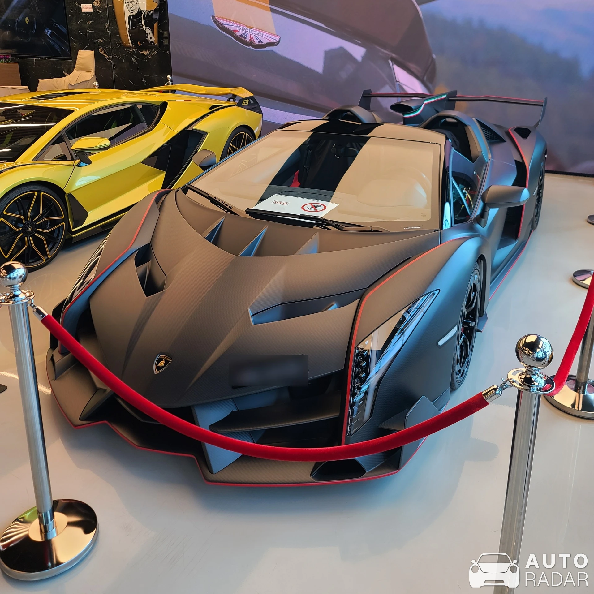 Lamborghini Veneno LP750-4 Roadster spotted in Dubai, United Arab Emirates