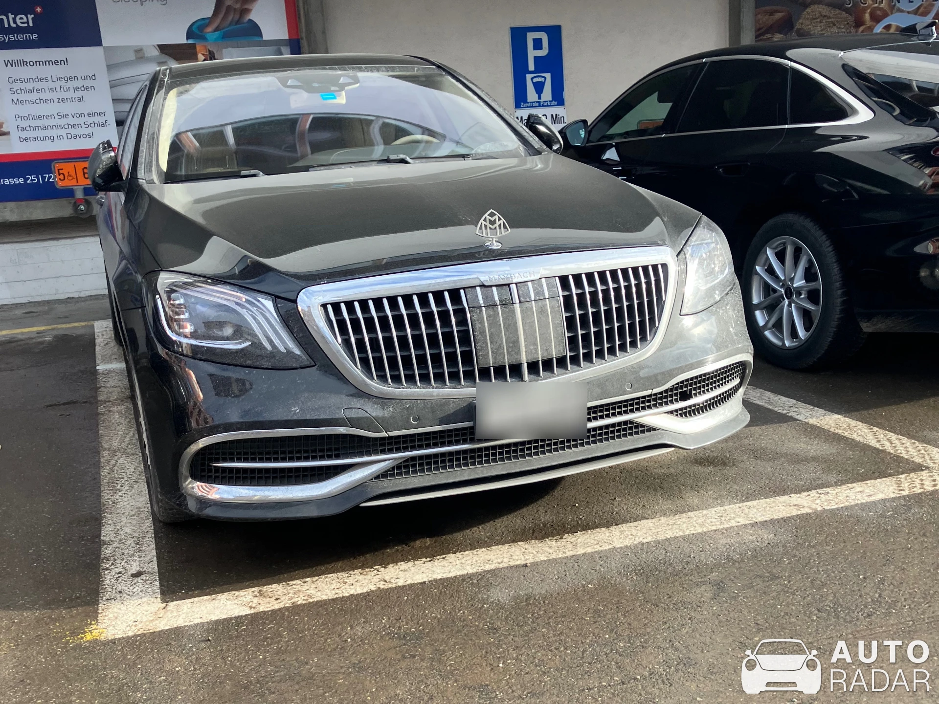 Mercedes-Maybach S 680 Night Series spotted in Davos, Switzerland