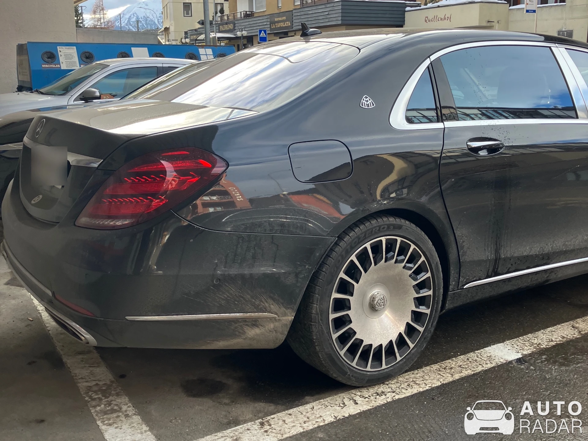 Mercedes-Maybach S 680 Night Series spotted in Davos