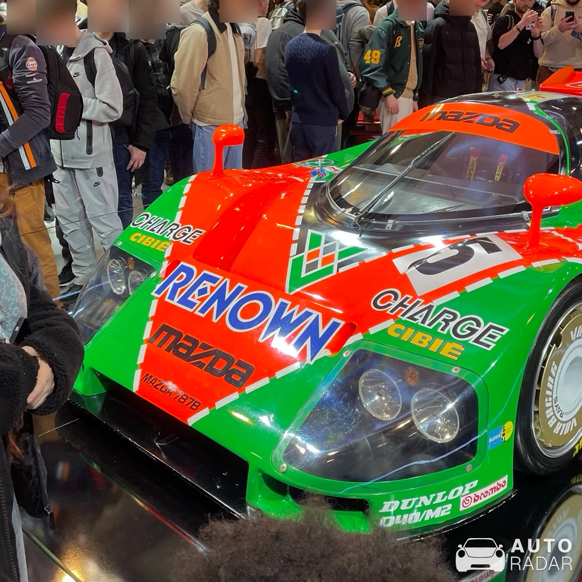 Mazda 787B spotted in Paris, France
