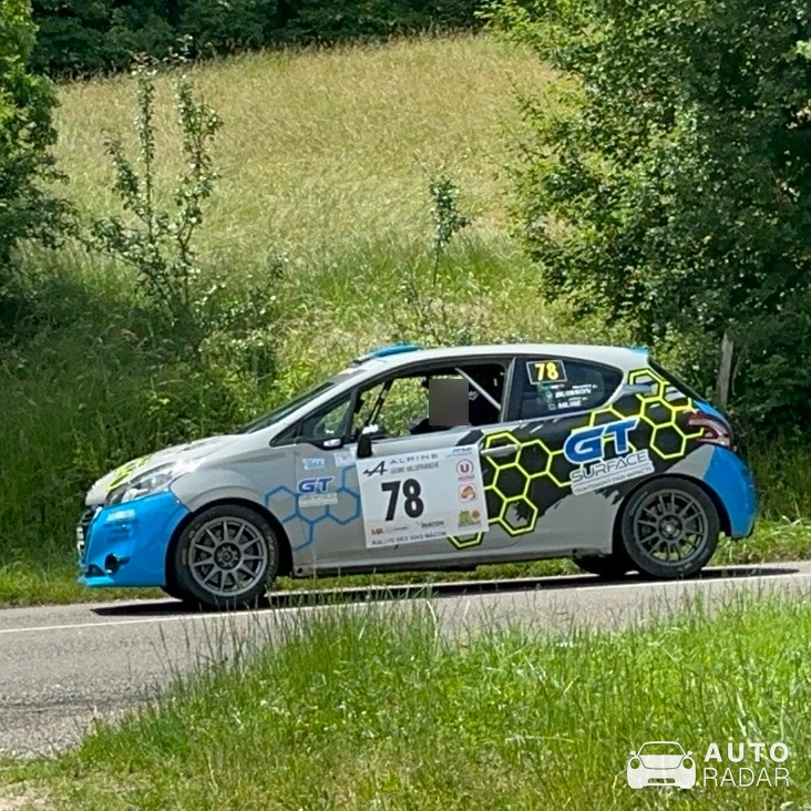 Peugeot 208 R2 spotted in Martailly-lès-Brancion