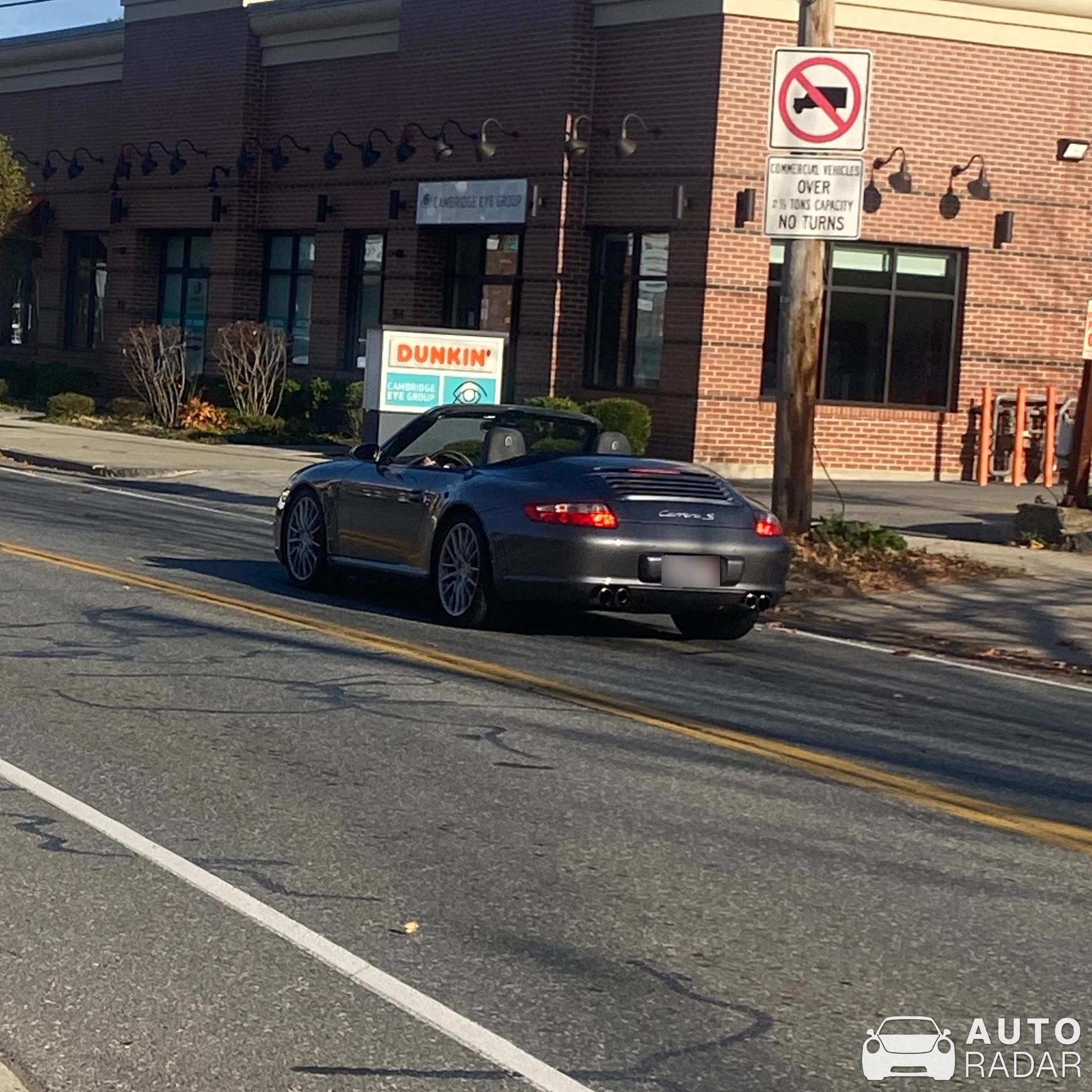 Porsche 997 Carrera S Cabriolet spotted in Belmont, United States