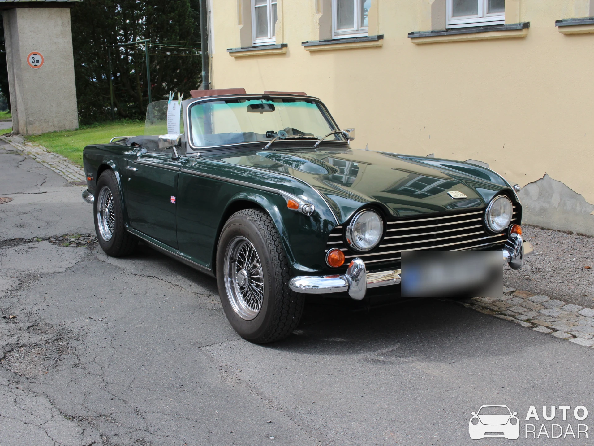 Triumph TR5 spotted in Sayda, Germany