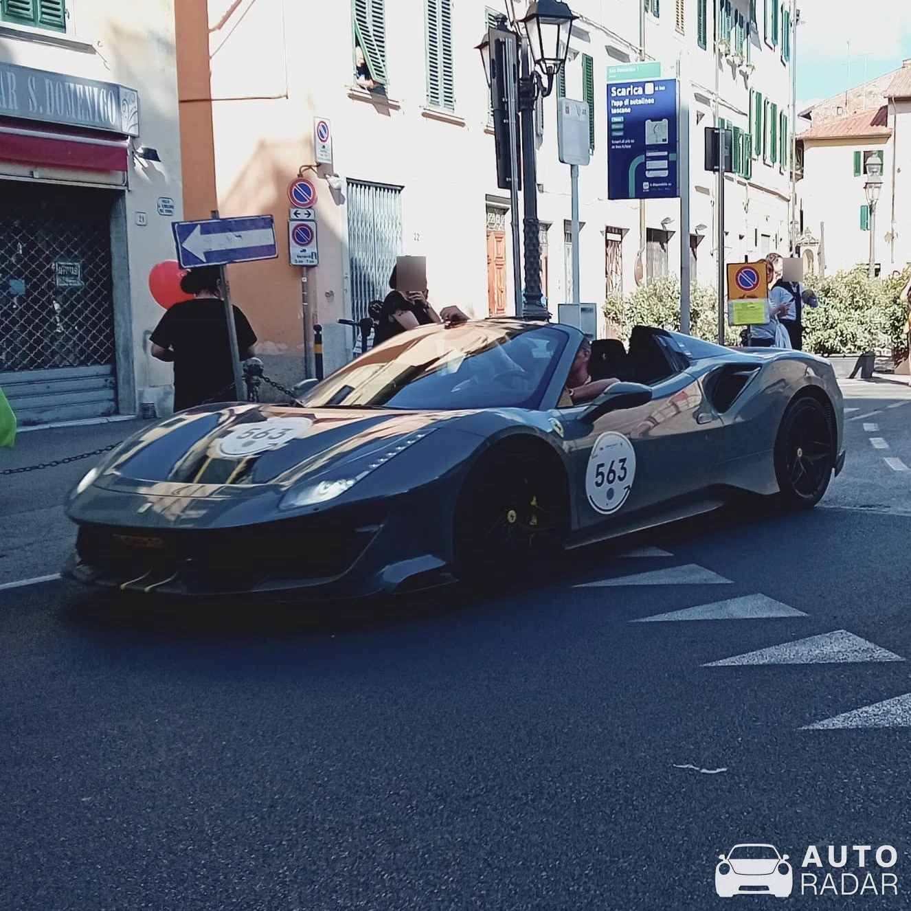 Ferrari 488 Pista Spider spotted in Prato, Italy