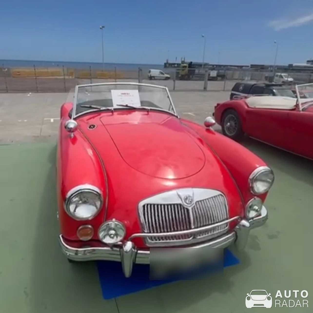 MG MGA spotted in Lisbon, Portugal