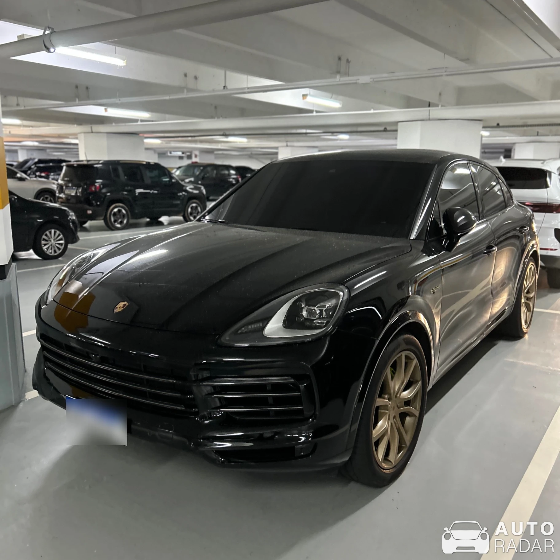 Porsche Cayenne Coupé Turbo S E-Hybrid spotted in Barra da Tijuca, Brazil