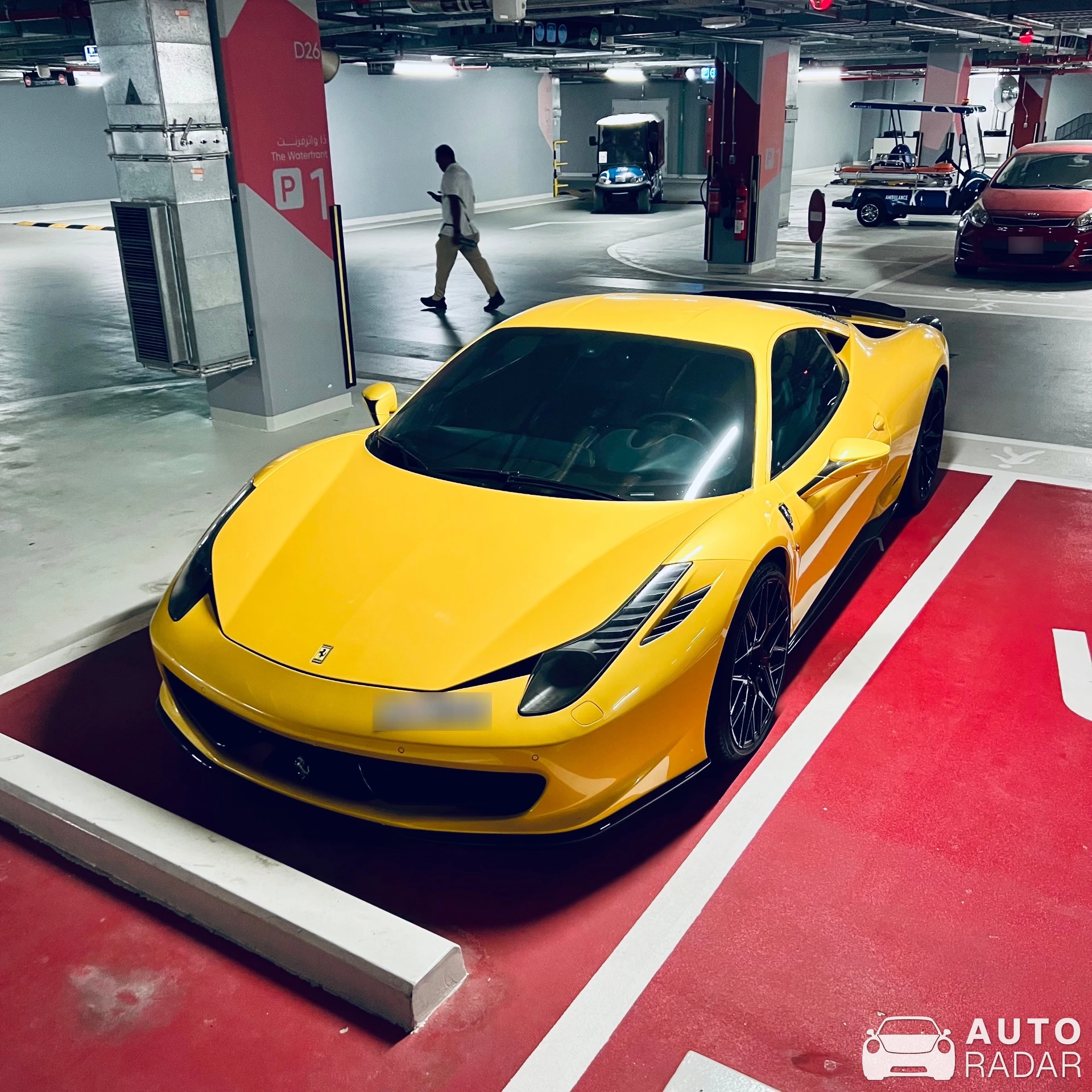 Ferrari 458 Italia spotted in Abu Dhabi, United Arab Emirates