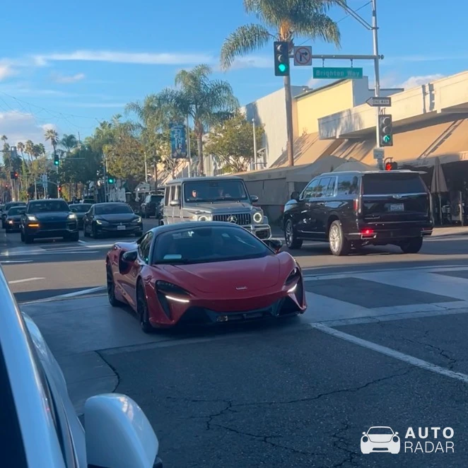 McLaren Artura spotted in Beverly Hills, United States