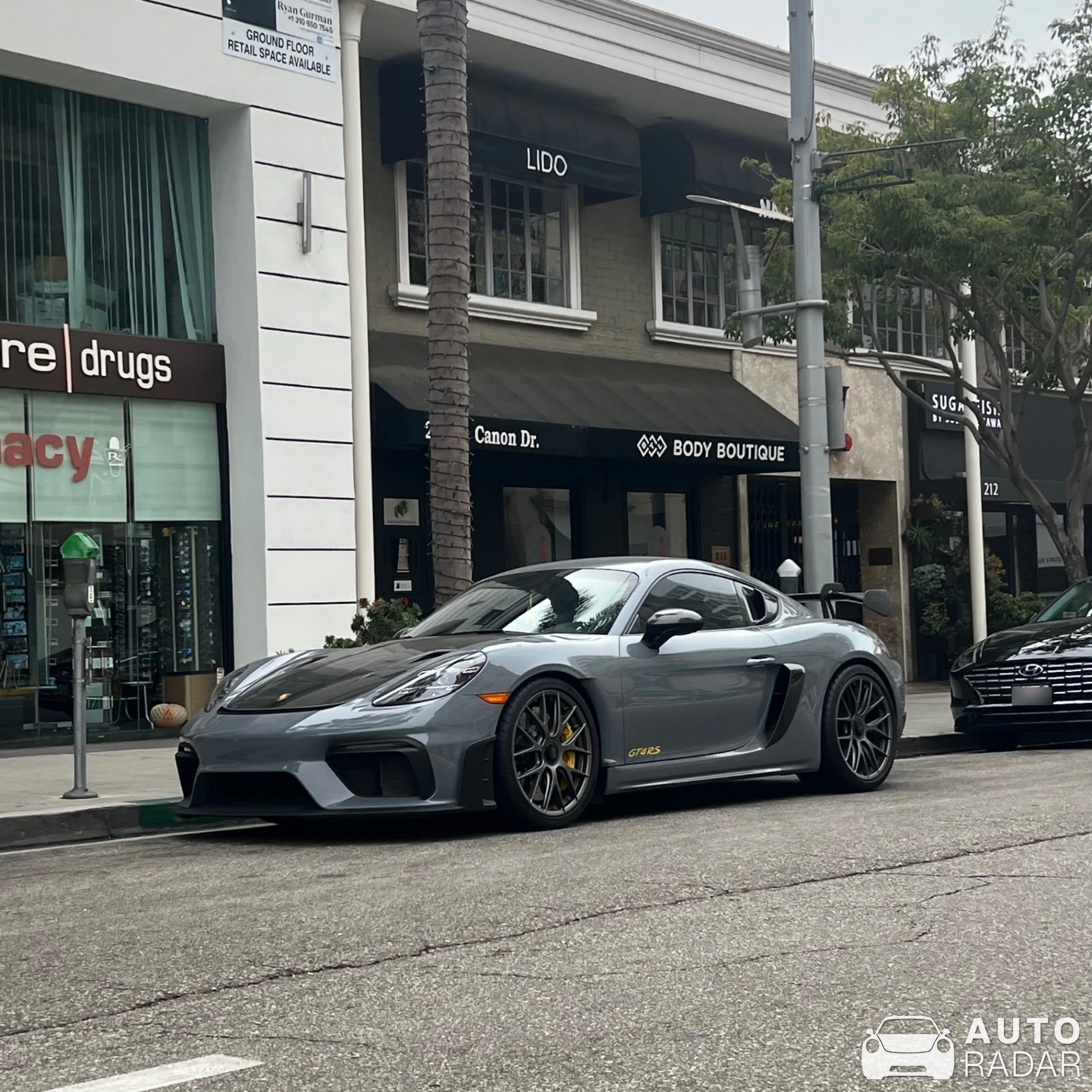 Porsche 718 Cayman GT4 RS spotted in Beverly Hills, United States