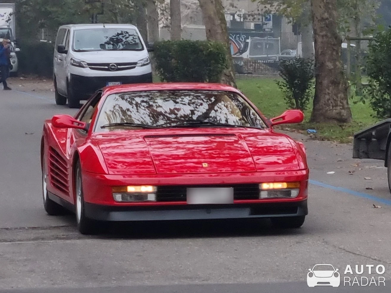 Ferrari Testarossa spotted in Milano, Italia