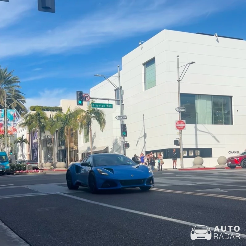 Lotus Emira V6 spotted in Beverly Hills, United States