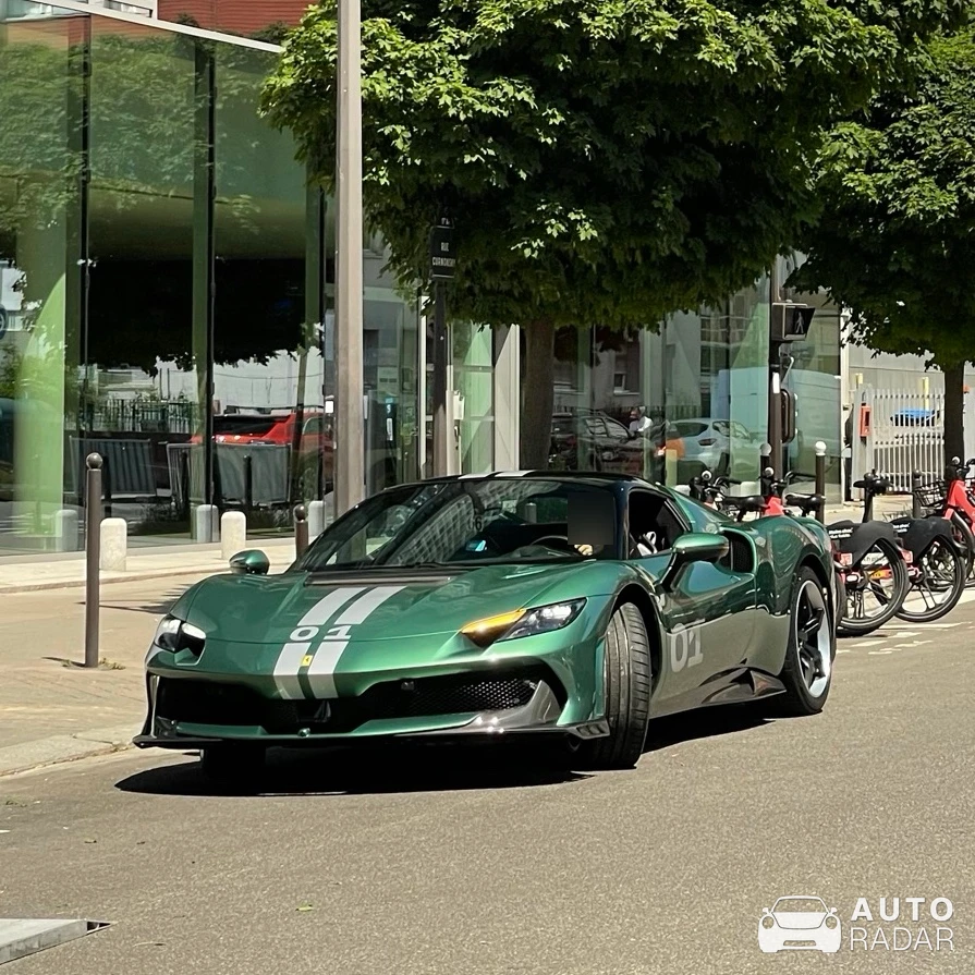 Ferrari 296 Speciale A spotted in Levallois-Perret