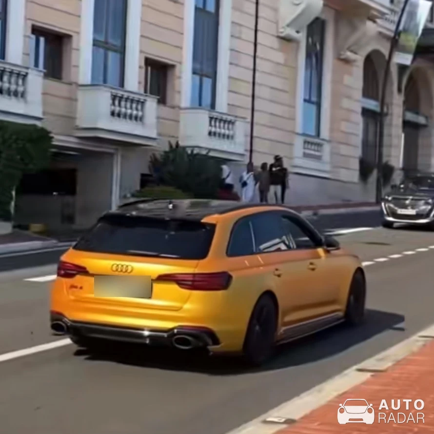 Audi RS4 Avant B9 Edition 25 Years spotted in Monaco