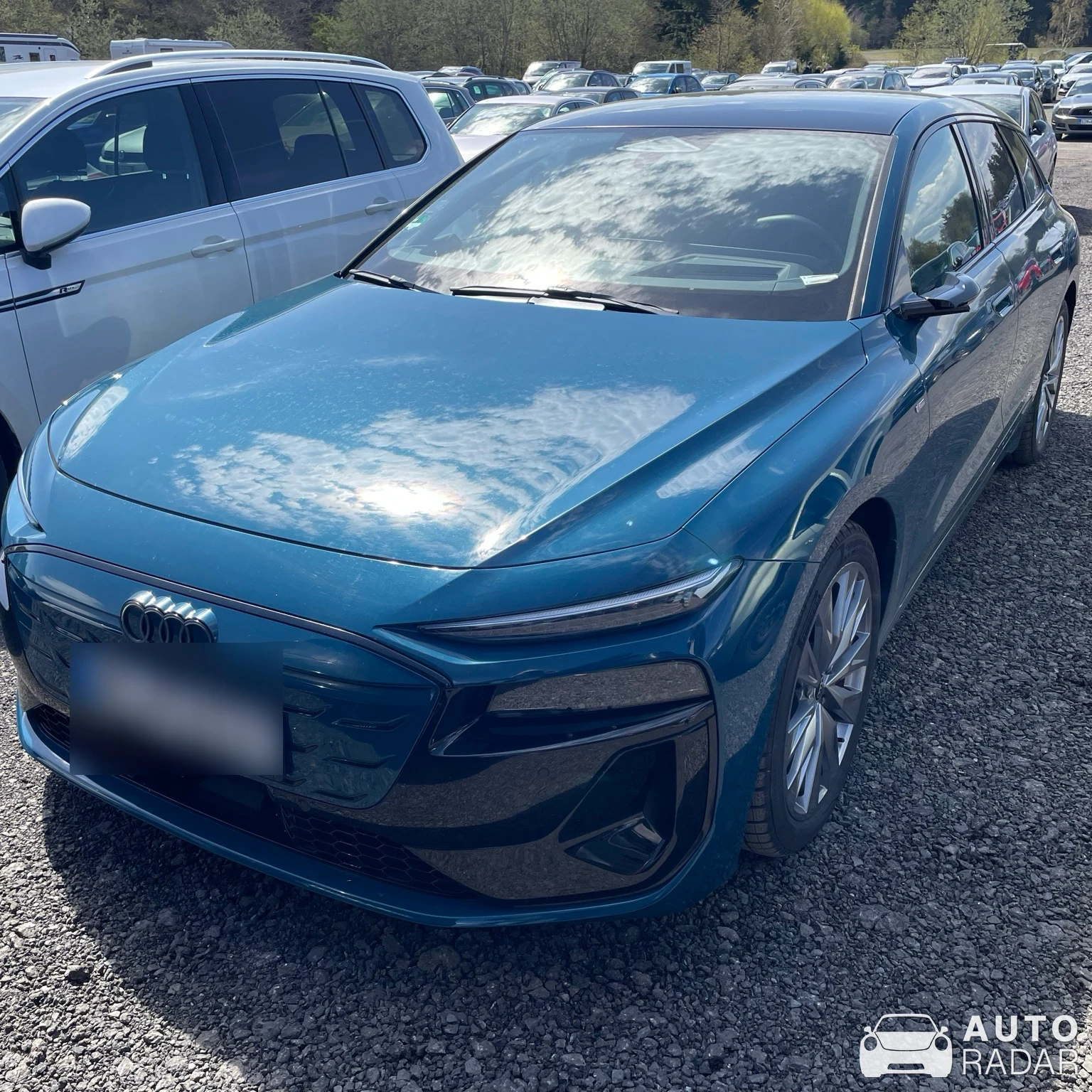 Audi Q6 E-Tron spotted in Müllenbach