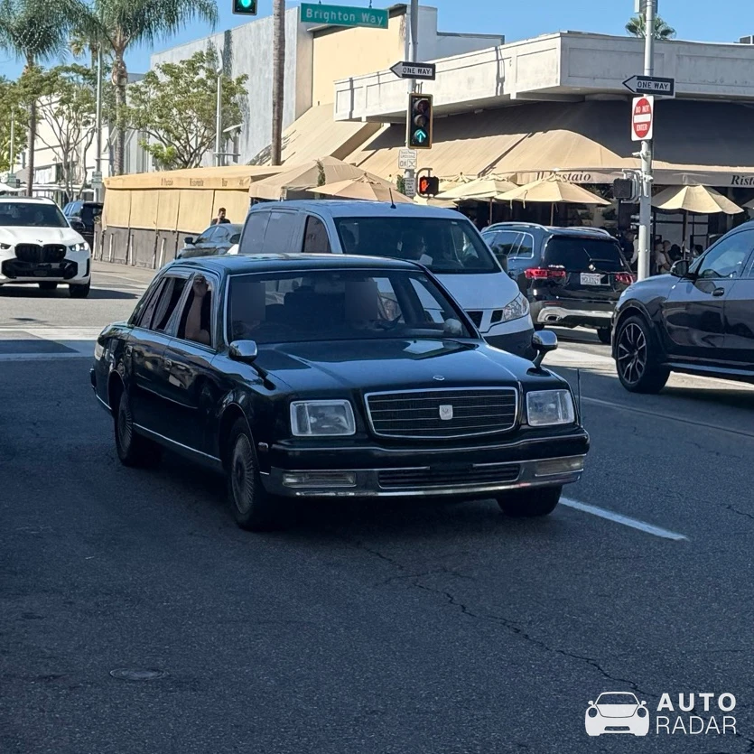 Toyota Century G50 spotted in Beverly Hills