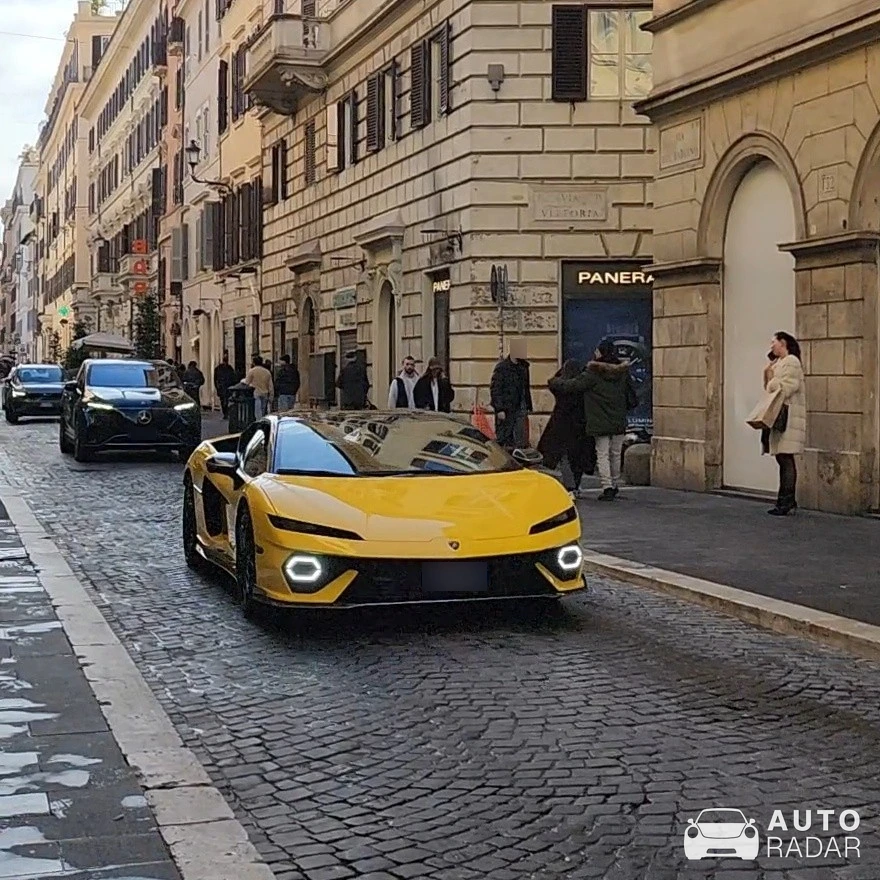 Lamborghini Temerario spotted in Roma, Italy