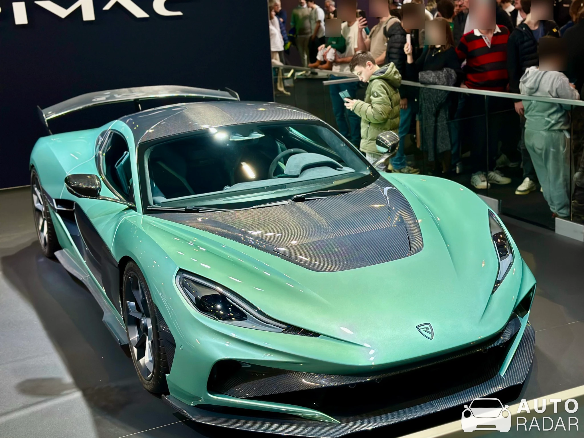 Rimac Nevera R spotted in Brussel