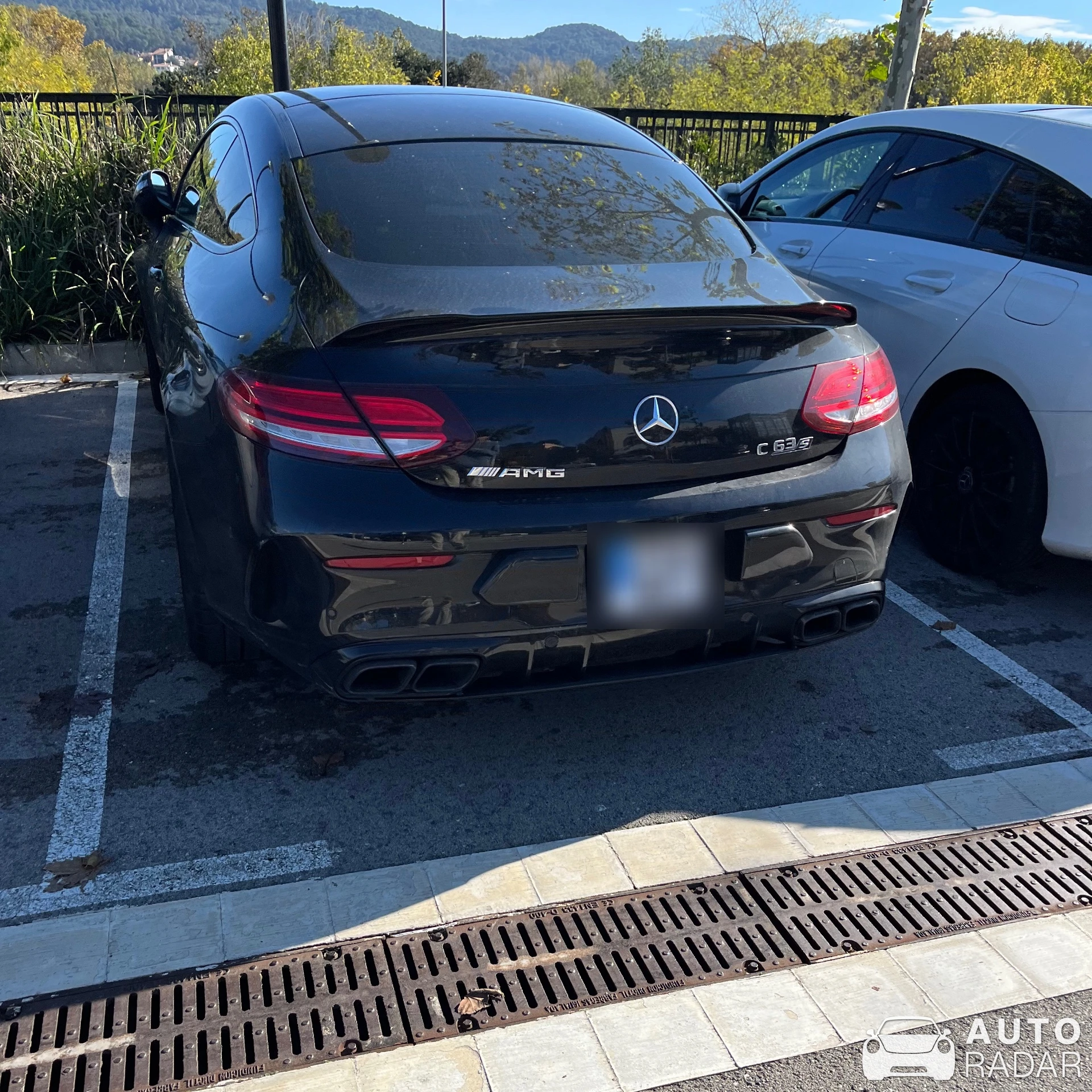 Mercedes-AMG C 63 S Coupé C205 spotted in Santa Agnès de Malanyanes, Spain