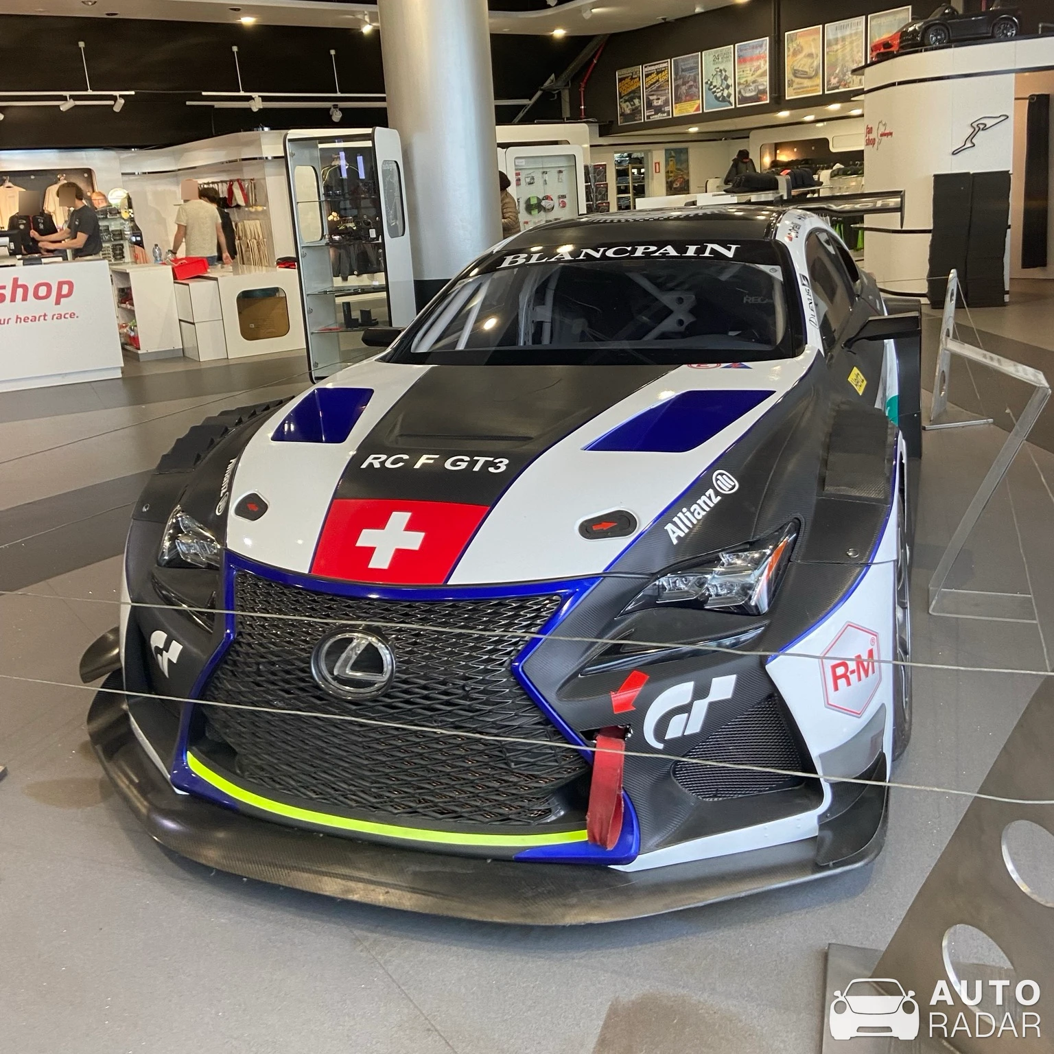 Lexus RC F GT3  spotted in Nürburg