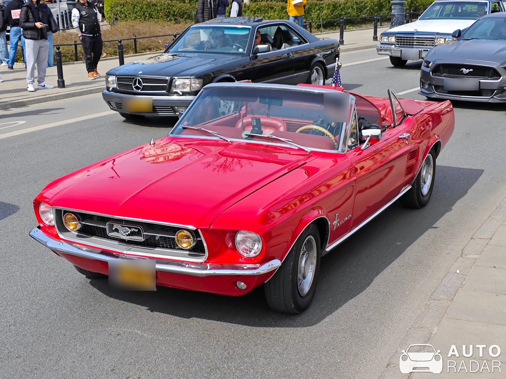 Ford Mustang Cabriolet spotted in Warszawa