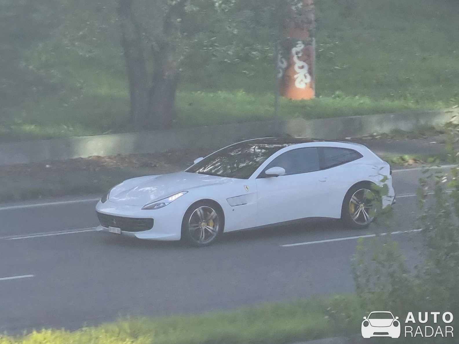 Ferrari GTC4Lusso spotted in Milano, Italia