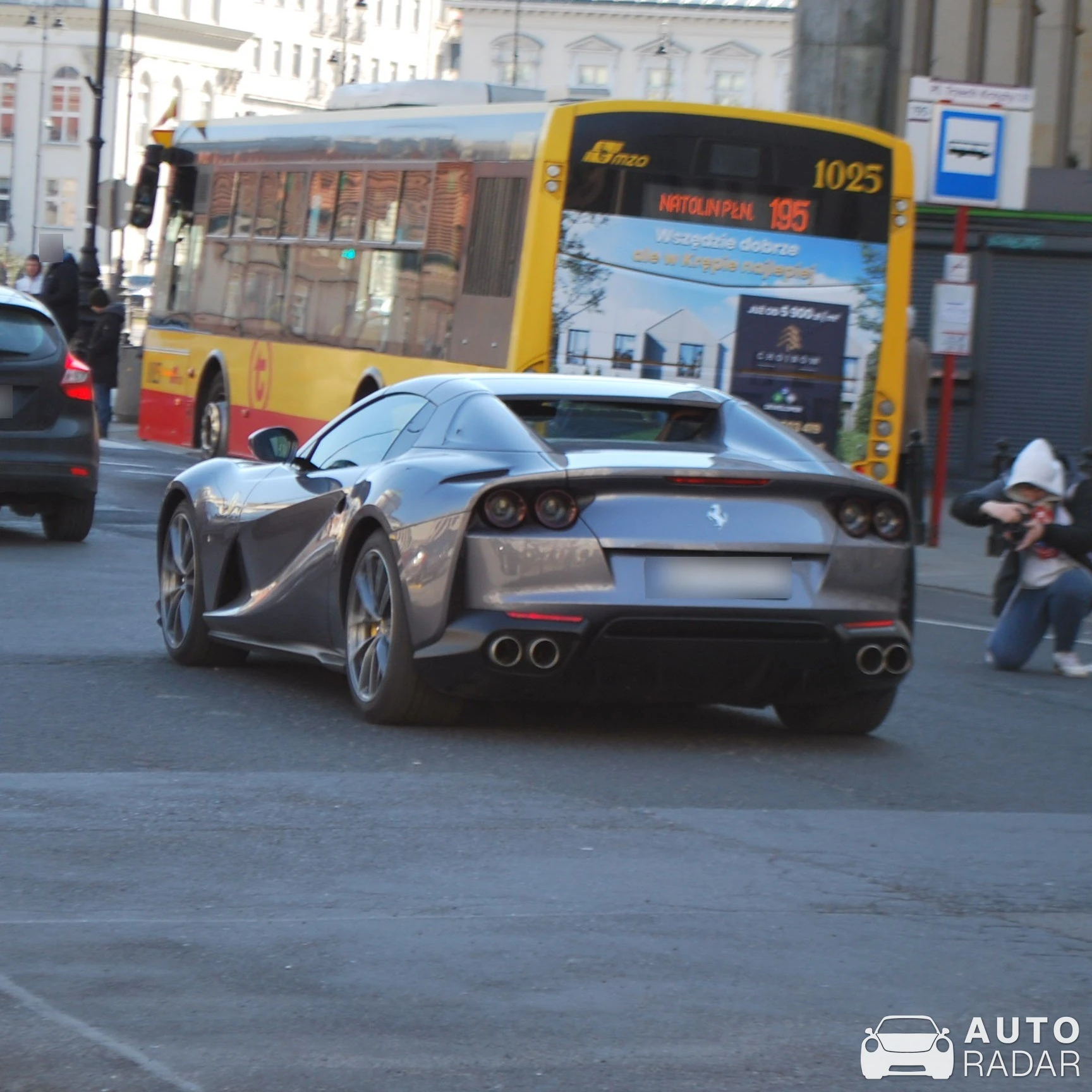 Ferrari 812 GTS spotted in Warszawa, Poland