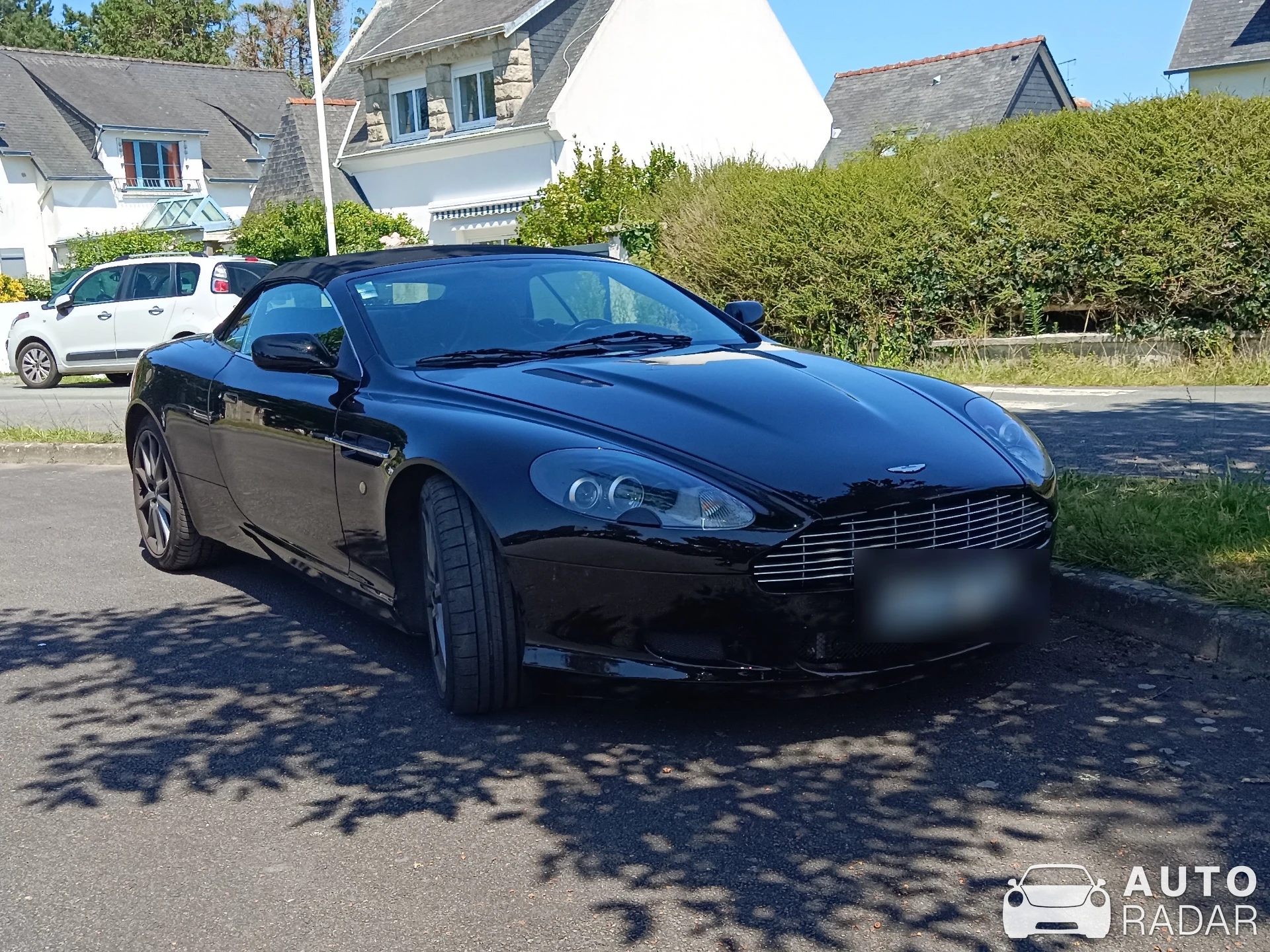 Aston Martin DB9 Volante spotted in Combrit, France