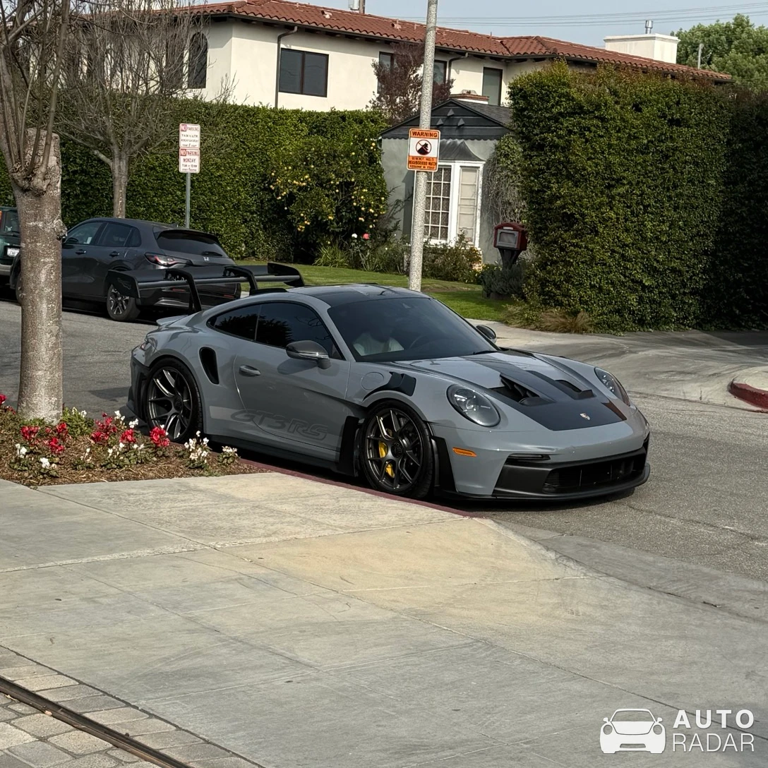 Porsche 992 GT3 RS MkI Weissach Package spotted in Beverly Hills, United States