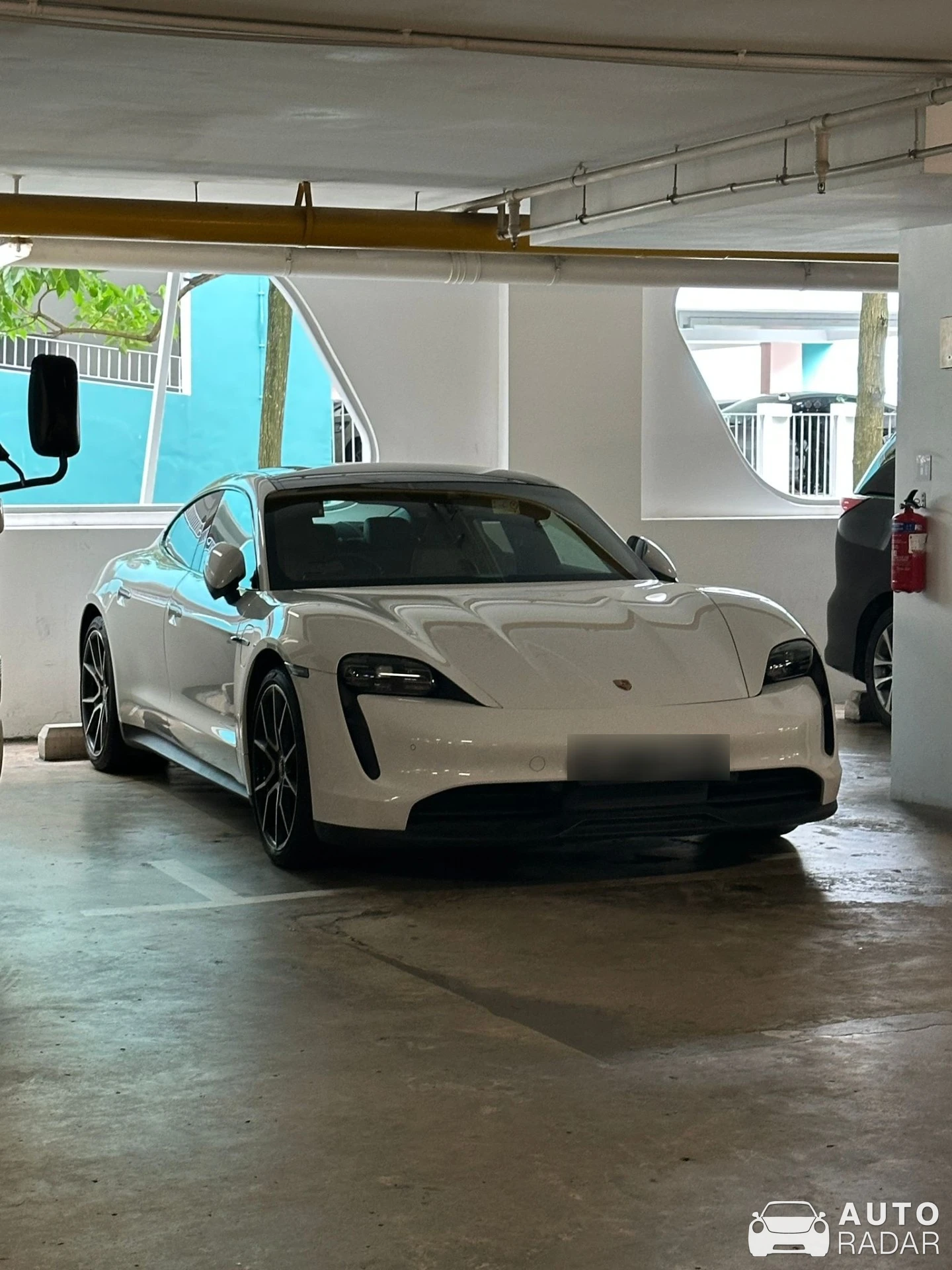 Porsche Taycan spotted in Singapore, Singapore