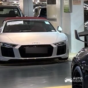 Audi R8 V10 Plus Spyder 2017 spotted