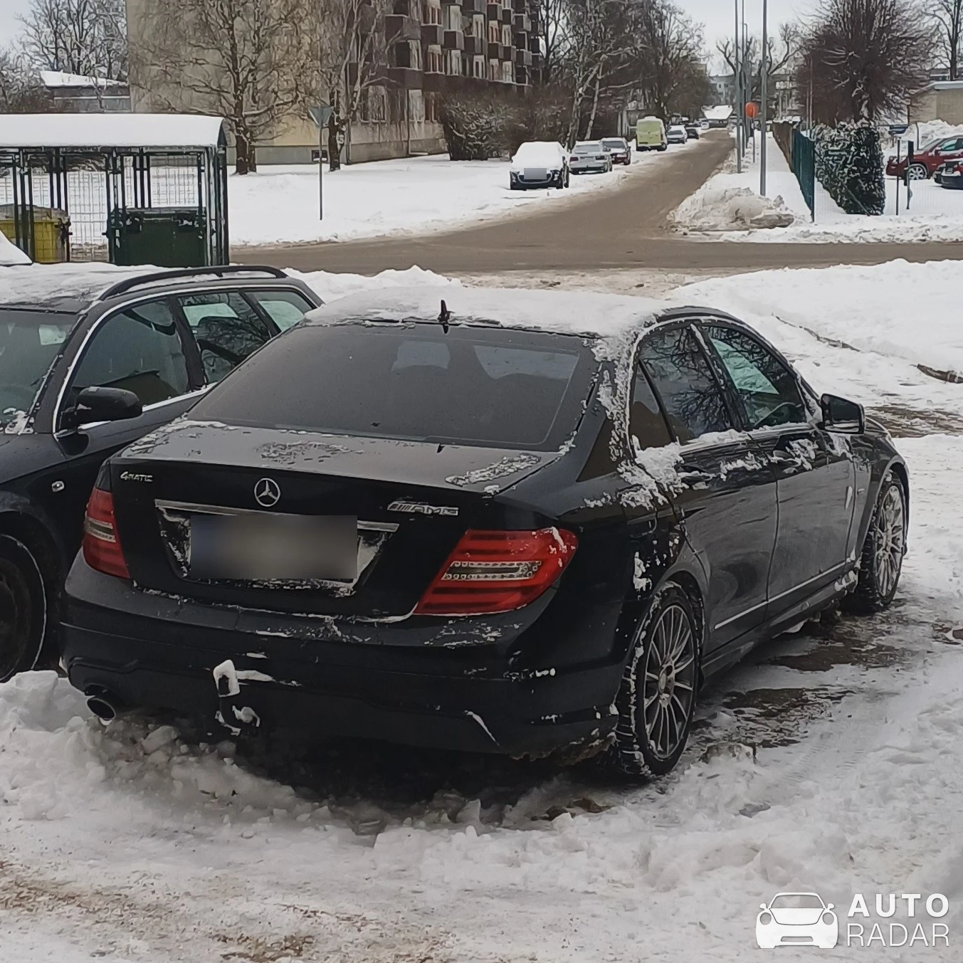 Mercedes-Benz C63 AMG Black Series spotted in Liepāja