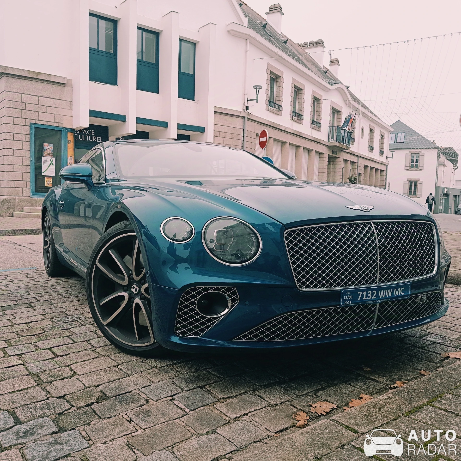 Bentley Continental GT spotted in Larmor-Plage, France