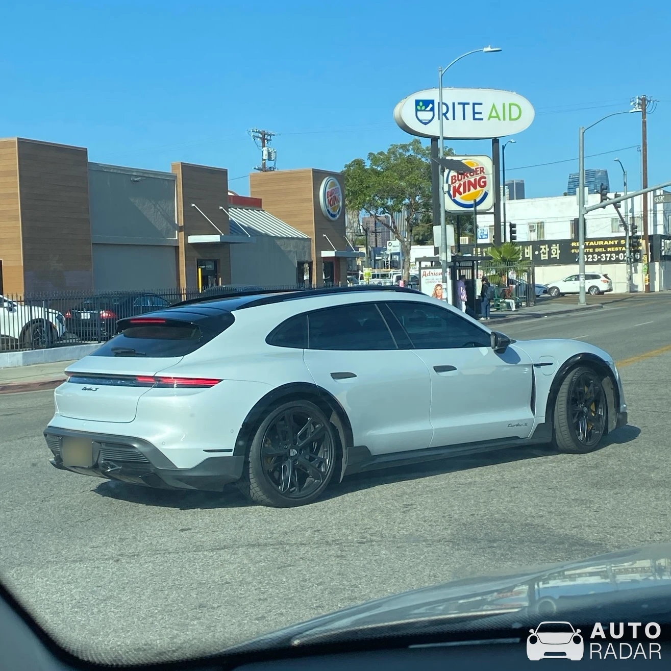 Porsche Taycan Turbo S Cross Turismo spotted in Los Angeles
