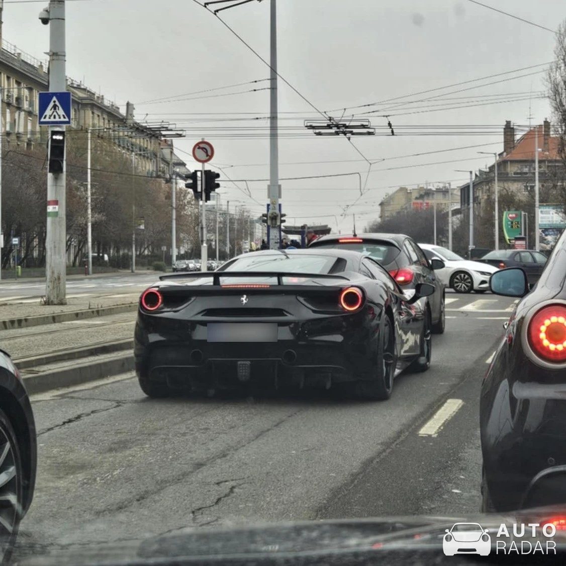 Ferrari 488 GTB spotted in Budapest, Hungary